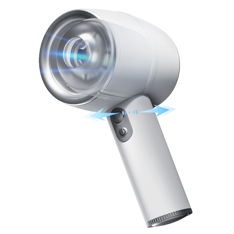 Hardy - Masturbador de mano telescópico automático con 3 frecuencias