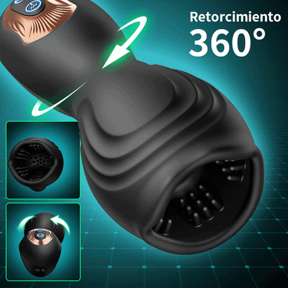 Alex - Entrenador de Glande Inteligente con Rotación y Vibración Multi-Frecuencia