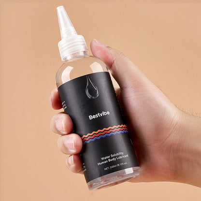 Seekheart X Bestvibe Lubricante a base de agua 240ml/120ml, lubricante íntimo de larga duración, seguro para juguetes y compatible con preservativos