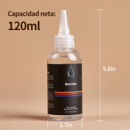 Seekheart X Bestvibe Lubricante a base de agua 240ml/120ml, lubricante íntimo de larga duración, seguro para juguetes y compatible con preservativos