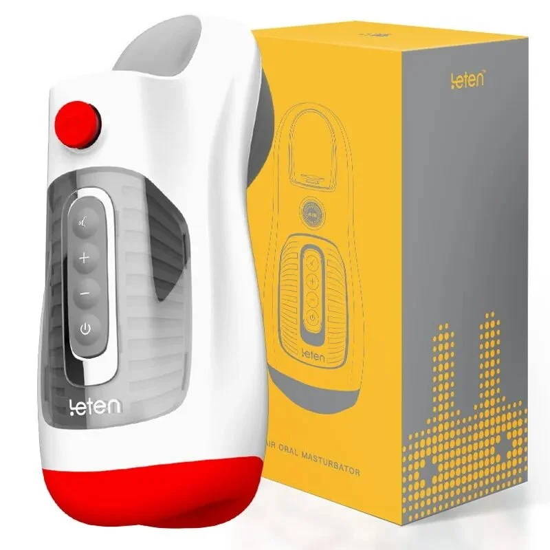 Ms.Agent - Leten 10 Vibraciones & Válvula de Aire al Vacío Masturbador Masculino Garganta Profunda