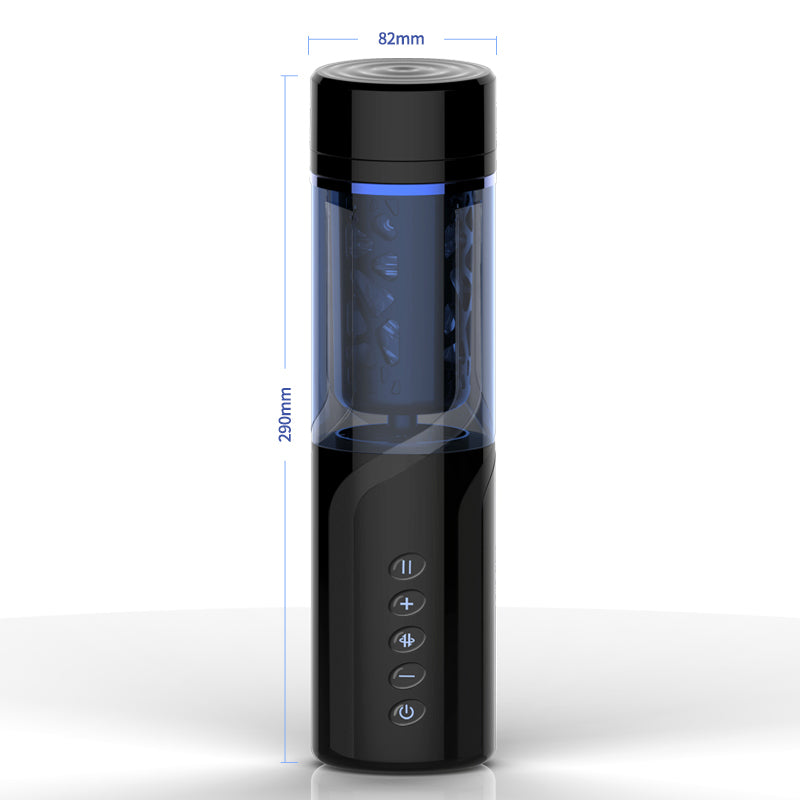 Bluesea 6 Masturbador de rotación bidireccional con base de succión