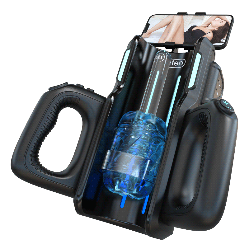 【Envío gratis】LETEN 10 Potente masturbador con motor de alta velocidad y soporte para teléfono