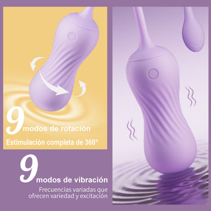 Elf — Vibrador con Vibración y Rotación de 9 Frecuencias, Estimulación de 360°
