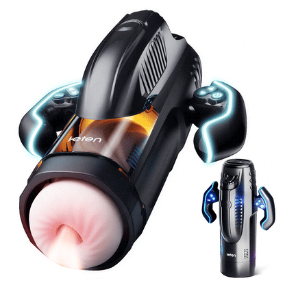 LETEN 10 Taza Masturbadora Calefactora de Succión de Empuje