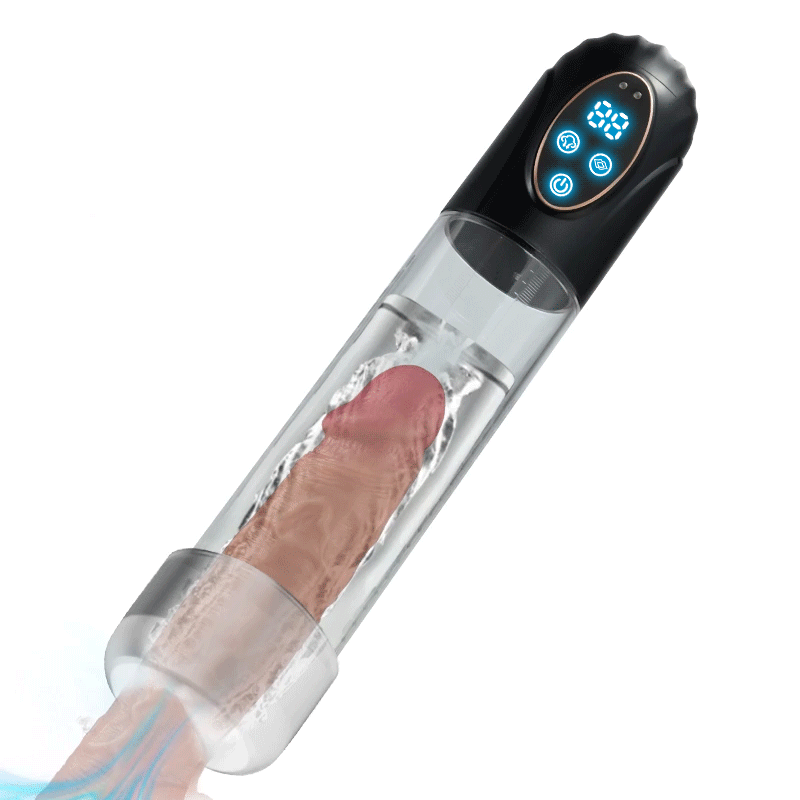 【HOT】Bomba de vacío impermeable IPX7, 7 modos, recargable, con 2 anillos de silicona.