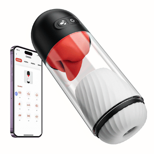 Sexoral-Banshee-Masturbador 4 en 1,Removible,9Giro 9Vibración,IPX7
