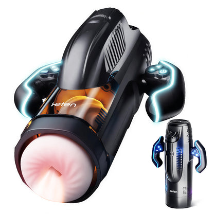 LETEN 10 Taza Masturbadora Calefactora de Succión de Empuje