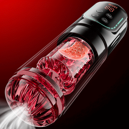 Cinder – Stroker de felación con empuje, rotación, succión, vibración y lamido