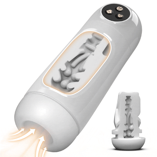 Skyline - Masturbador masculino con 10 vibraciones de succión, activación con un solo botón, masaje multipunto controlado por aplicación