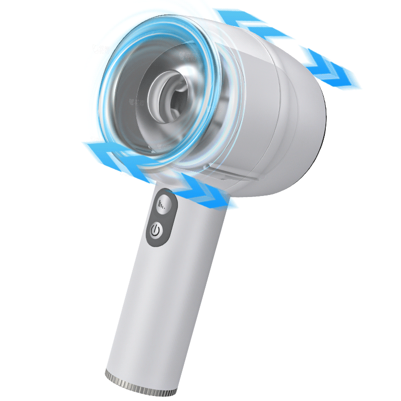 Hardy - Masturbador de mano telescópico automático con 3 frecuencias