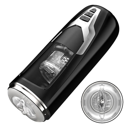 Black Knight  Masturbadores  Automática Telescópica+Giratoria Motor Extremo