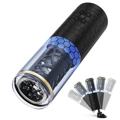 Vaso Masturbador Eléctrico Giratorio 6 Frecuencias 3 Velocidades DAOKE