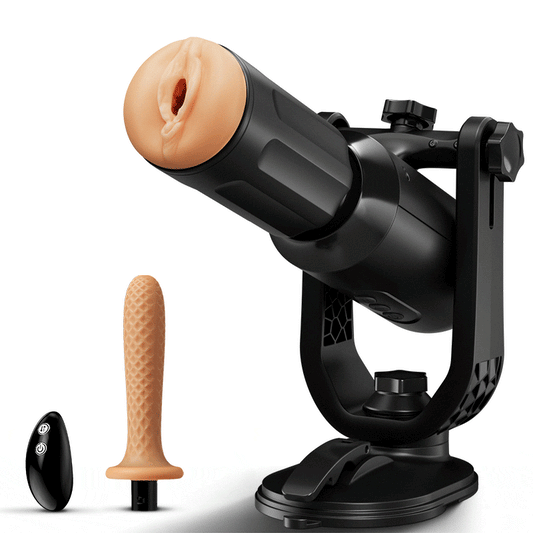 ThrustMax Masturbador Automático Manos Libres con Soporte