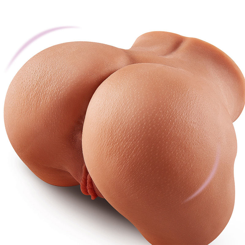 【HET】 Jessi Masturbator 3D Realistisk vagina och anus brun struktur 2,1 kg YAYOU