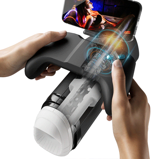 Turbo Stroker Explosivo de 10 Modos – Diseño Gamepad Inmersivo con Soporte para Teléfono