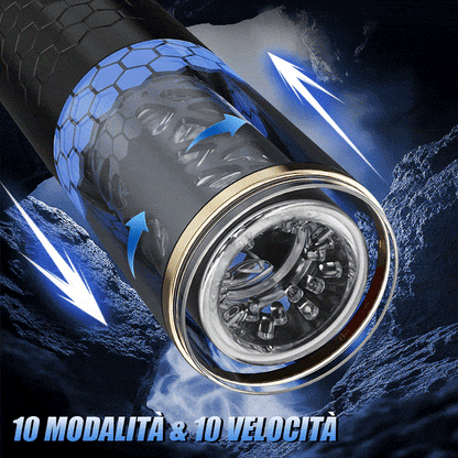 Vaso Masturbador Eléctrico Giratorio 6 Frecuencias 3 Velocidades DAOKE