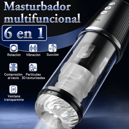 5 Rotatorio 5 Chupar 7 Vibrar Masturbación y Entrenamiento 2 EN 1