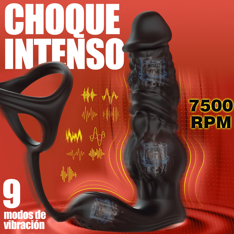Masajeador de próstata 6 en 1 de rápida penetración, actualizado con control remoto y aplicación