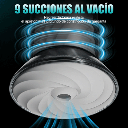 Bliss - Masturbador Eléctrico 9 Modos de Succión & Vibración Potente Funda Ancha 2,8x