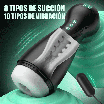 Evolution-8 Succionador 10 Vibrador One Touch Orgasmo Masturbador Digital al Vacío