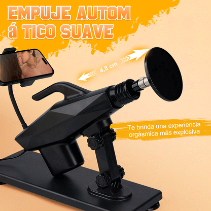 Kai - Máquina sexual manos libres con soporte para teléfono y adaptador de ventosa