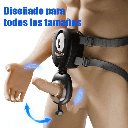 AssistPro-9 Estiramiento 9 Cinturón vibratorio Masturbador portátil