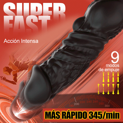 Masajeador de próstata 6 en 1 de rápida penetración, actualizado con control remoto y aplicación