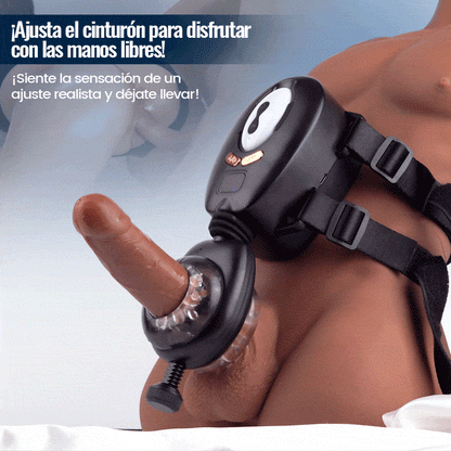 AssistPro-9 Estiramiento 9 Cinturón vibratorio Masturbador portátil