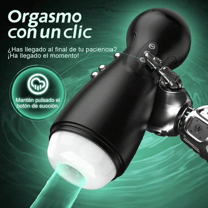 Evolution-8 Succionador 10 Vibrador One Touch Orgasmo Masturbador Digital al Vacío