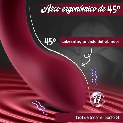 Womanizer Insideout – Vibrador de succión del punto G, diseño ergonómico, rojo