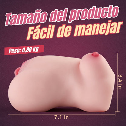 Bailey —— Cuerpo regordete extra grueso, ajustado, sobrepeso 1 kg, suave