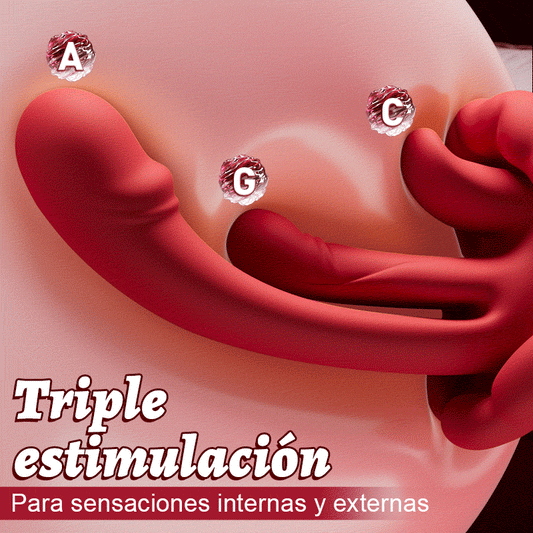 Tindra - Nuevo vibrador 4 en 1 mejorado con lamido de lengua, movimiento oscilante, calefacción y estimulación del punto G para mujeres