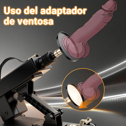 DualStorm - Masturbador Masculino Automático de Doble Entrada con Empuje Realista