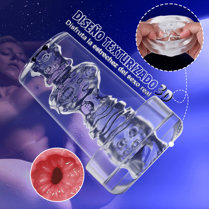 【HOT】Turbo Motors 2 IN 1 Electric Masturbator and Penis Pump 6 Suction Modes Matte Black Texture YINGJUE