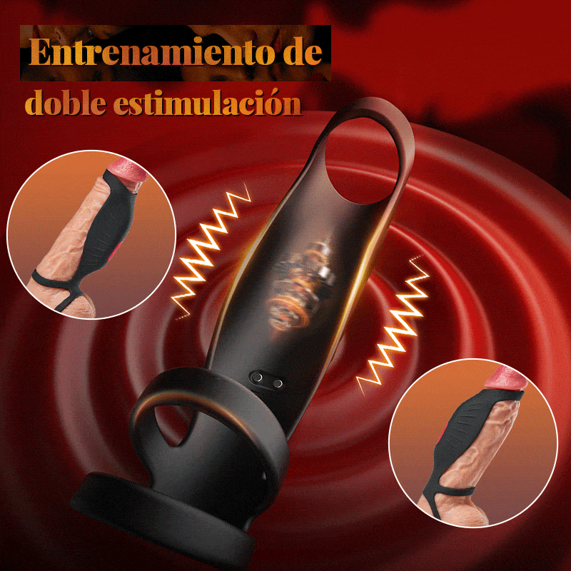 【Hot new products】Anillo de pene eficaz a través de la vibración con 9 frecuencias.