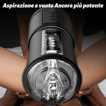 【New】Eder 5 Suck 5 Telescopic 10 Vibrator Oral Sex Masturbation Cup