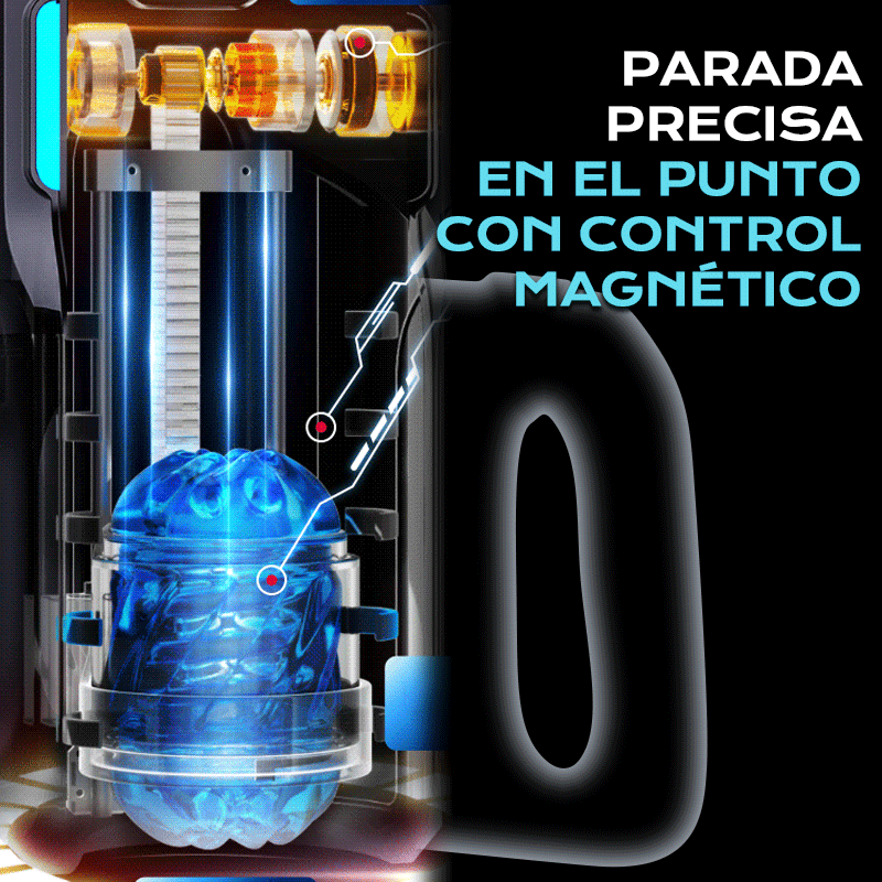 【Envío gratis】LETEN 10 Potente masturbador con motor de alta velocidad y soporte para teléfono