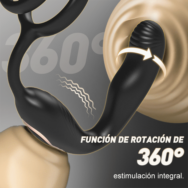 Vibración de 10 frecuencias + rotación, agrandamiento del ano, estimulación sin precedentes