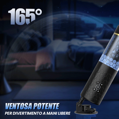 Vaso Masturbador Eléctrico Giratorio 6 Frecuencias 3 Velocidades DAOKE