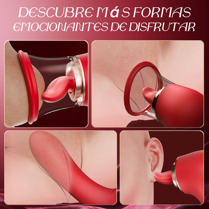 Chupete Chupando Vibración Clítoris Vibrador Estimulación del Pezón