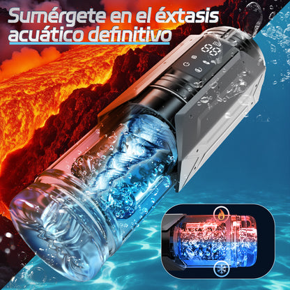 King - Masturbador automático 4 en 1 para hombres, 100% impermeable