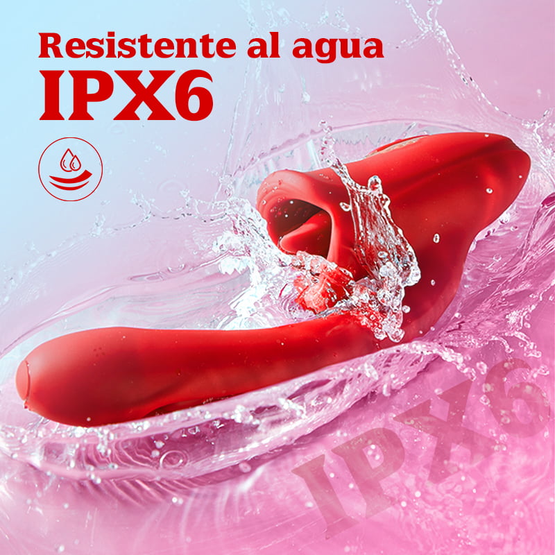 【Envío en 24 horas】Bisou - Vibrador de punto G con función de lamido lingual y lengua vibradora