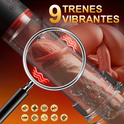 Bomba de pene automática vibración 3 succión 9 vibración S-HANDE