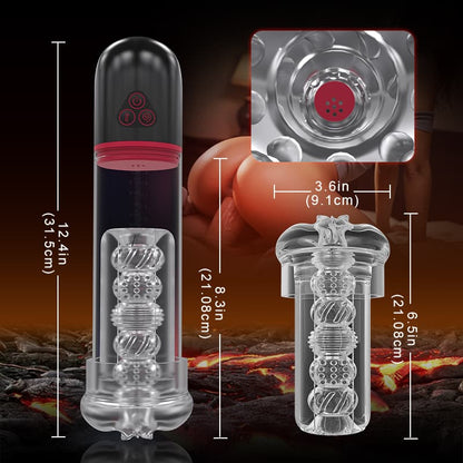 Bomba de pene automática vibración 3 succión 9 vibración S-HANDE