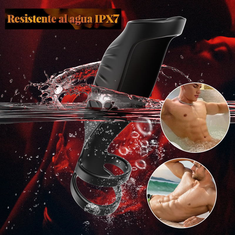 【Hot new products】Anillo de pene eficaz a través de la vibración con 9 frecuencias.