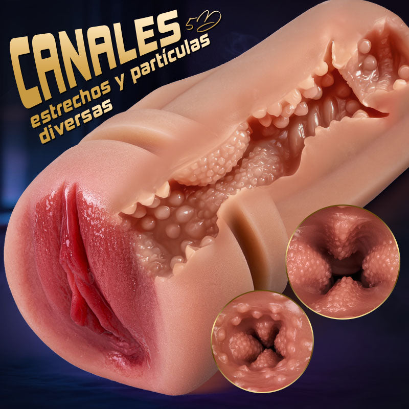 【Los más vendidos del Viernes Negro】5 Chupar 10 Vibrador Vagina Simulada Entrada Masturbación Masculina Copas