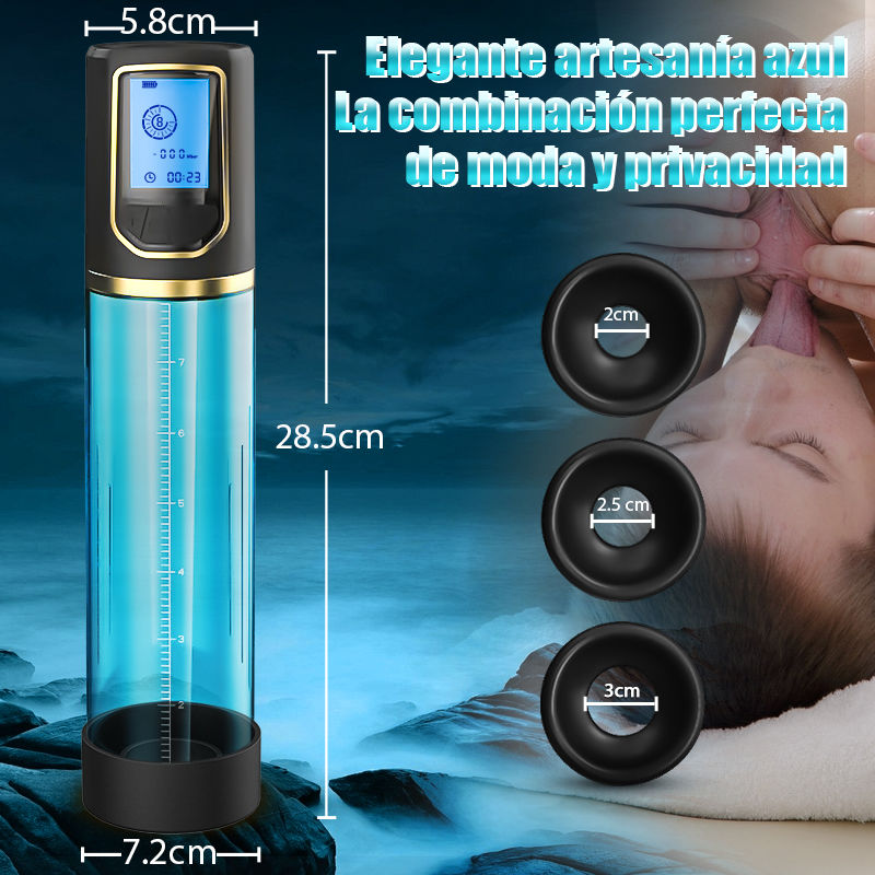 AIS Masturbador pene pump pene drive 8 succión