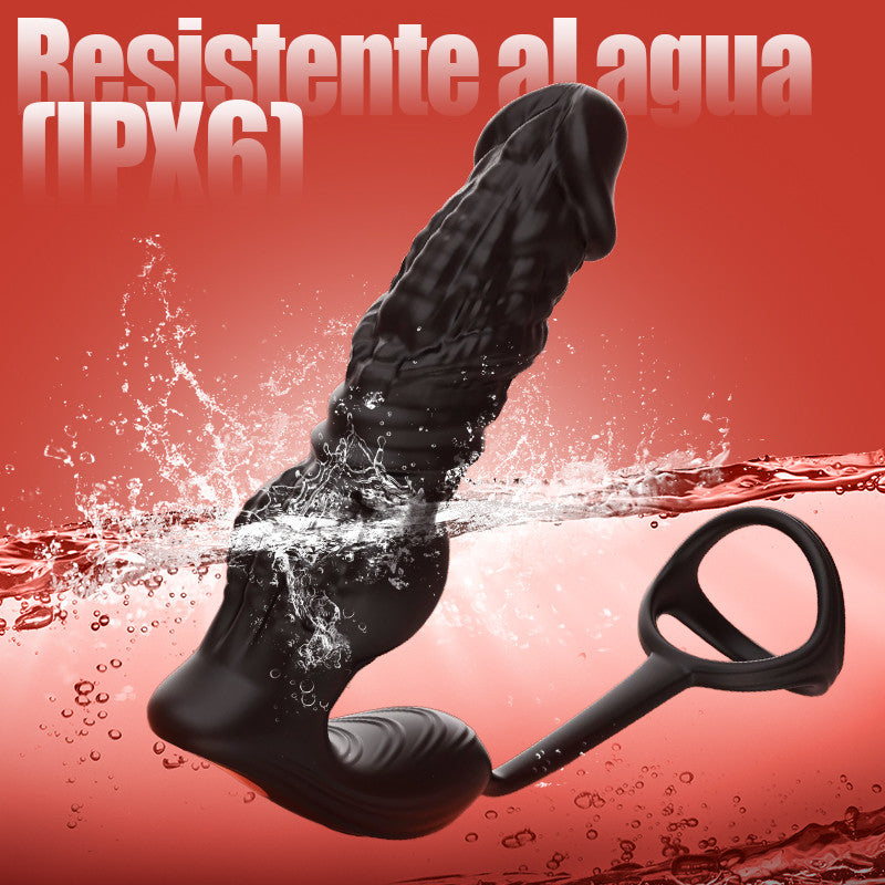 Masajeador de próstata 6 en 1 de rápida penetración, actualizado con control remoto y aplicación