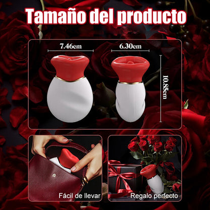 Vibrador Clitorial Boca y Lengua 4 en 1 Lamer, Morder, Succionar y Vibrar